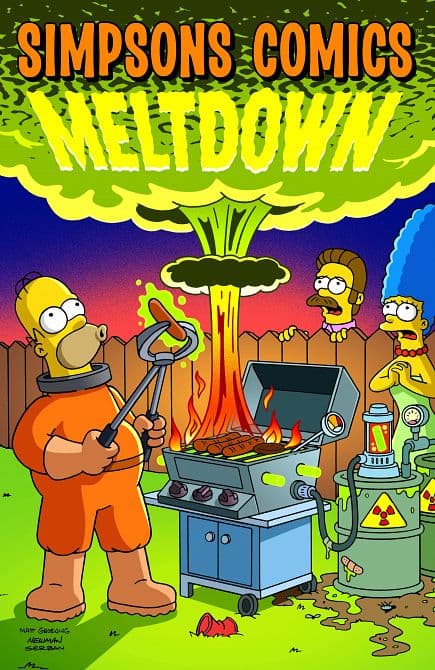Cover Art for SIMPSONS COMICS MELTDOWN TP