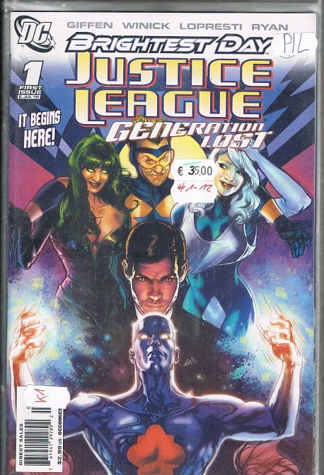 Cover Art for JUSTICE LEAGUE GENERATION LOST