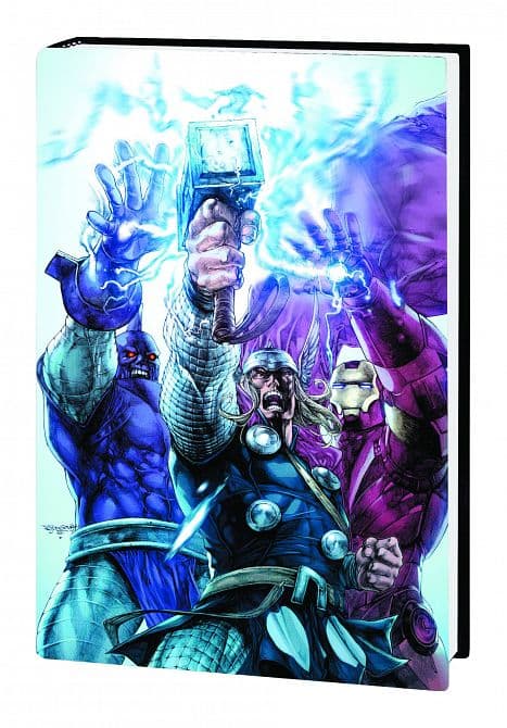 Cover Art for THOR IRON MAN PREM HC GOD COMPLEX