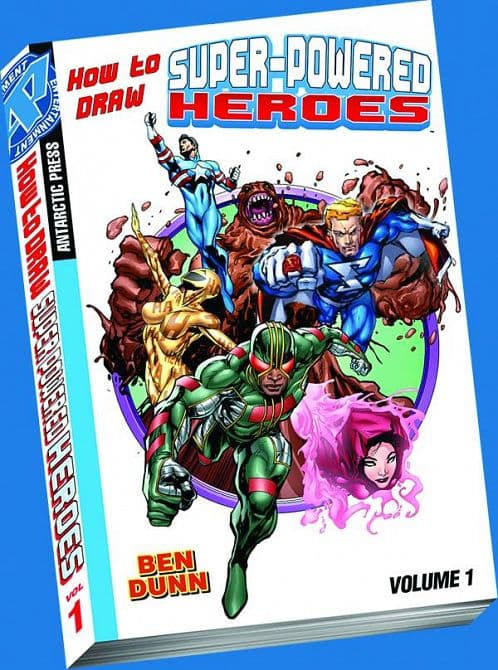 Cover Art for HOW TO DRAW SUPERPOWERED HEROES PKT MANGA TP