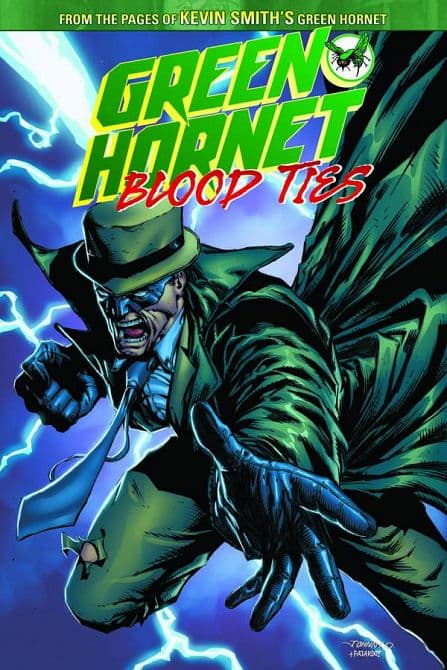 Cover Art for GREEN HORNET BLOOD TIES TP