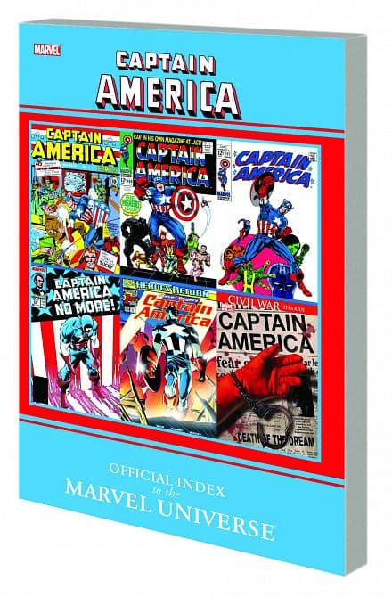 Cover Art for CAPTAIN AMERICA OFF INDEX TO MARVEL UNIVERSE GN TP