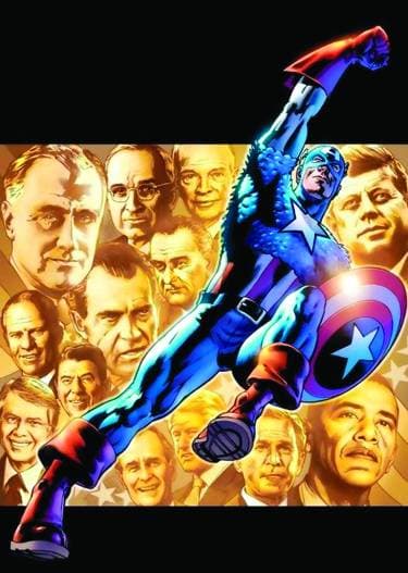 Cover Art for CAPTAIN AMERICA MAN OUT OF TIME PREM HC