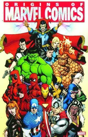 Cover Art for ORIGINS OF MARVEL COMICS TP