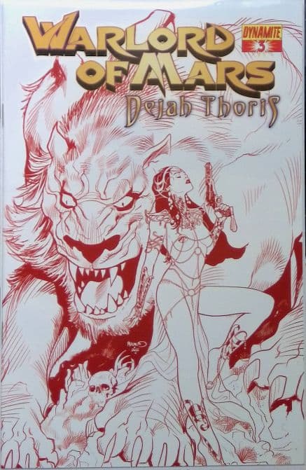 Cover Art for WARLORD OF MARS DEJAH THORIS | 1: 20 Paul Renaud