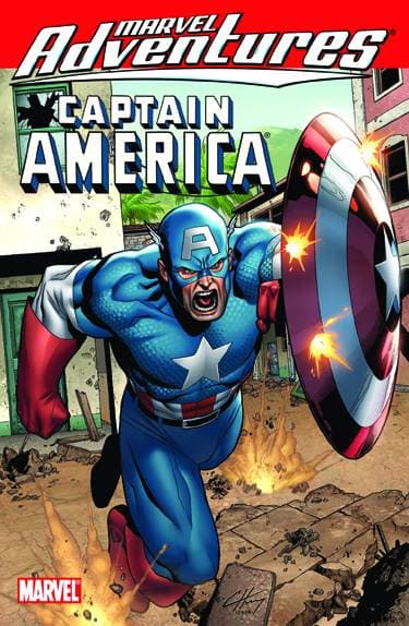 Cover Art for MARVEL ADVENTURES AVENGERS TP CAPTAIN AMERICA DIGEST