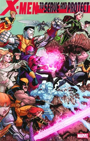 Cover Art for X-MEN TO SERVE AND PROTECT TP