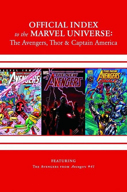 AVENGERS THOR CAPTAIN AMERICA OFF INDEX MU