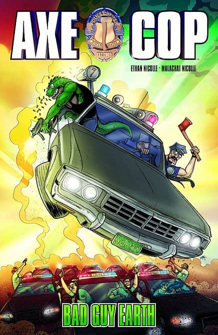 Cover Art for AXE COP TP VOL 02 BAD GUY EARTH TP