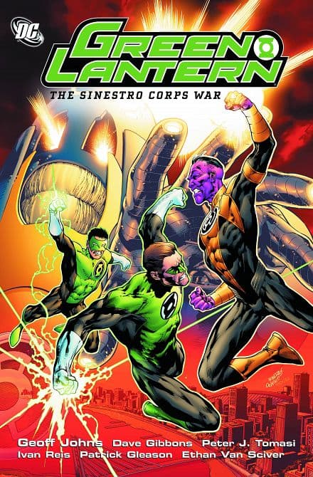 Cover Art for GREEN LANTERN SINESTRO CORPS WAR TP