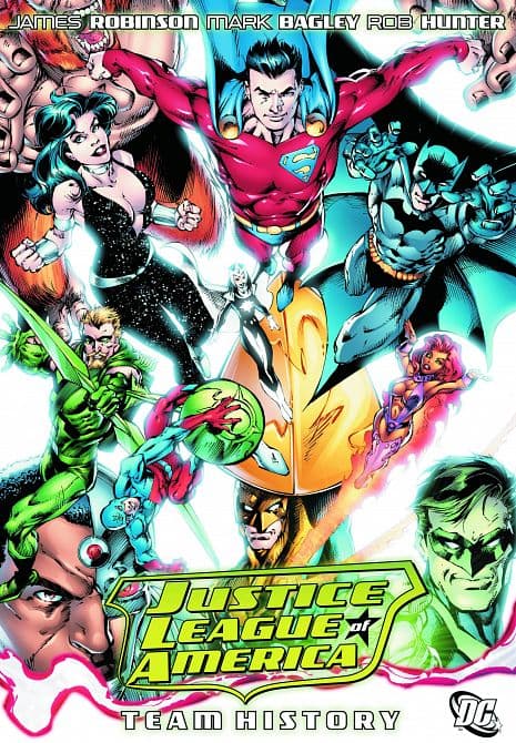 Cover Art for JUSTICE LEAGUE OF AMERICA TEAM HISTORY TP