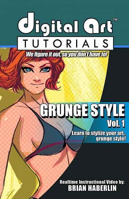 Cover Art for DIGITAL ART TUTORIALS GRUNGE/POP STYLE CDROM VOL 01