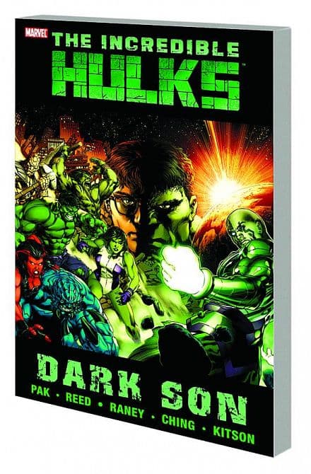 Cover Art for INCREDIBLE HULKS DARK SON TP