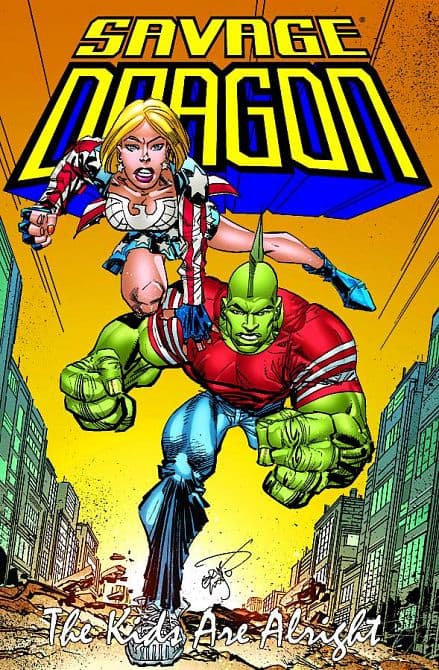 Cover Art for SAVAGE DRAGON KIDS ARE ALRIGHT TP