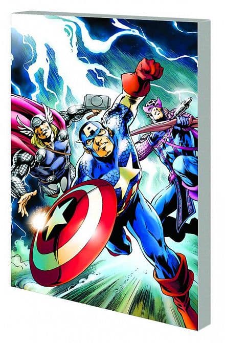 Cover Art for MARVEL ADV AVENGERS THOR CAPTAIN AMERICA DIGEST TP