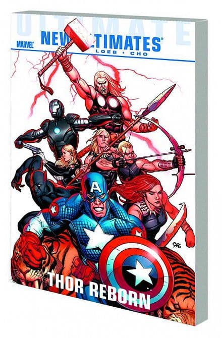 Cover Art for ULTIMATE COMICS NEW ULTIMATES THOR REBORN TP