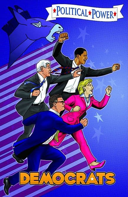 Cover Art for POLITICAL POWER DEMOCRATS TP