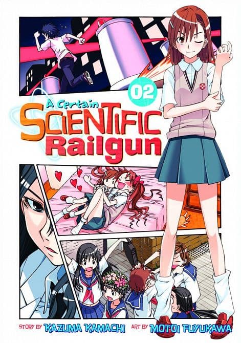 Cover Art for CERTAIN SCIENTIFIC RAILGUN GN VOL 02