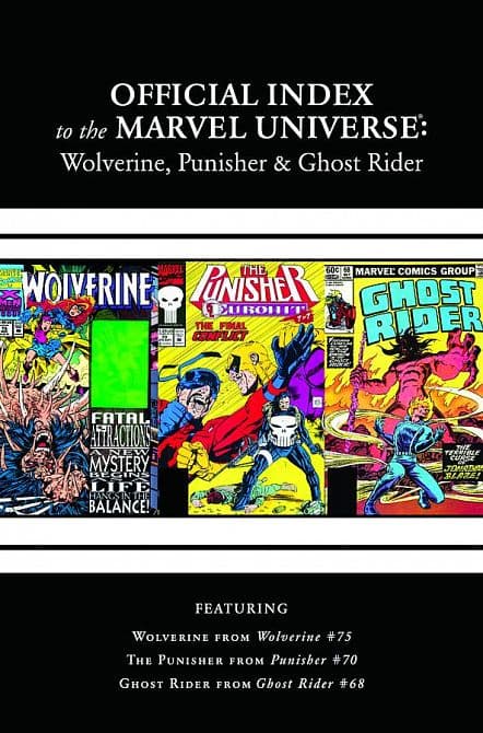 Cover Art for WOLVERINE PUNISHER GHOST RIDER OFF INDEX MU