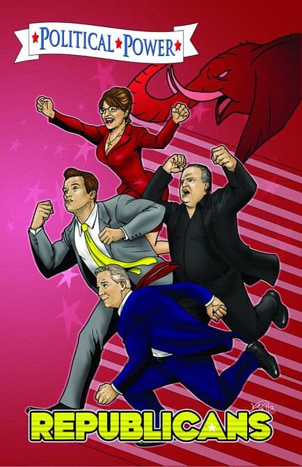 Cover Art for POLITICAL POWER REPUBLICANS TP