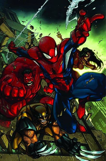 Cover Art for AVENGING SPIDER-MAN ( 2011-2013 )