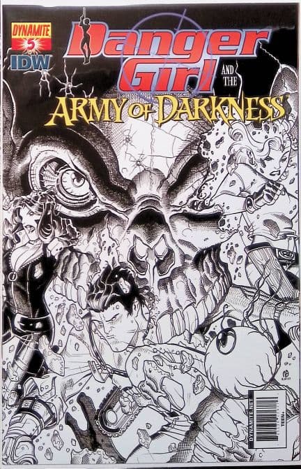Cover Art für DANGER GIRL ARMY OF DARKNESS | 1: 10 Nick Bradshaw