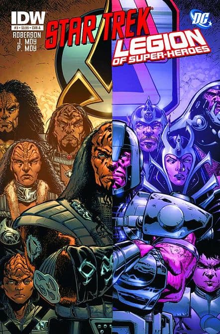 Cover Art for STAR TREK/LEGION OF SUPERHEROES