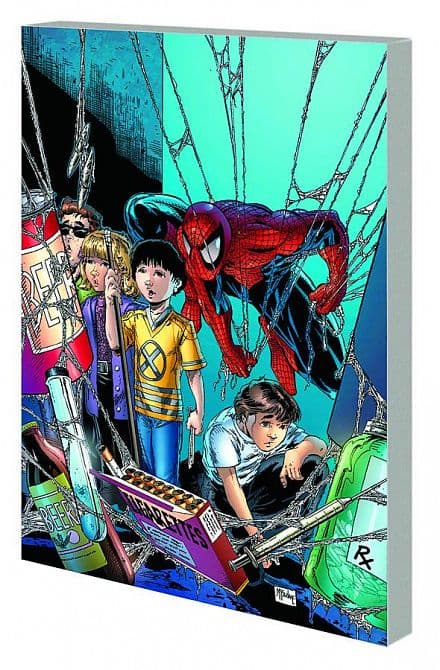 Cover Art for SPIDER-MAN PSAS TP ( FIGHTS SUBSTANCE ABUSE )