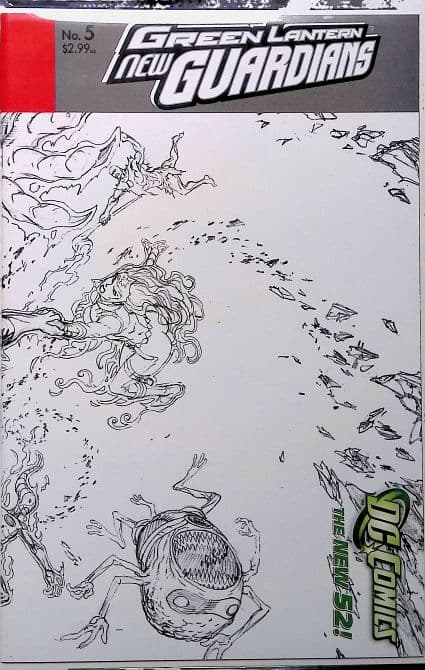 Cover Art for GREEN LANTERN NEW GUARDIANS | 1: 25 Tyker Kirkham & Batt