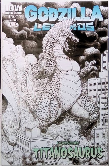 Cover Art for GODZILLA LEGENDS | 1: 10 Arthur Adams