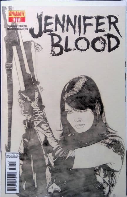 Cover Art for JENNIFER BLOOD ( 2011-2013 ) | 1: 10 Tim Bradstreet
