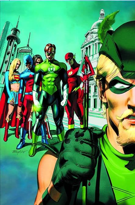 Cover Art for JUSTICE LEAGUE RISE AND FALL TP
