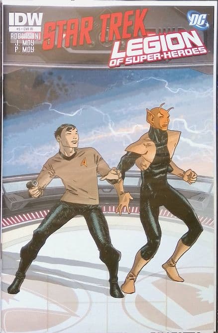 Cover Art for STAR TREK/LEGION OF SUPERHEROES | 1: 10 Mario Albert