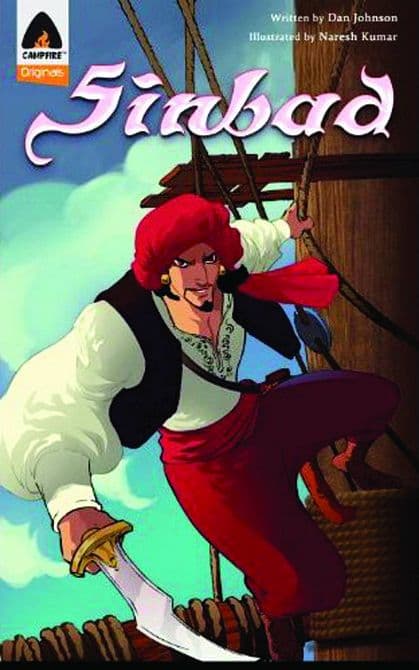 Cover Art for SINBAD CAMPFIRE GN