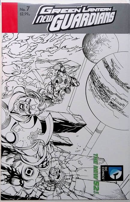 Cover Art for GREEN LANTERN NEW GUARDIANS | 1: 25 Tyler Kirkham & Batt