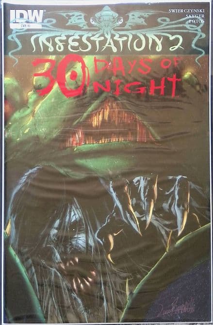 Cover Art for INFESTATION 2 30 DAYS OF NIGHT ONE SHOT | 1: 10 Livio Ramondelli & Sam Shearon
