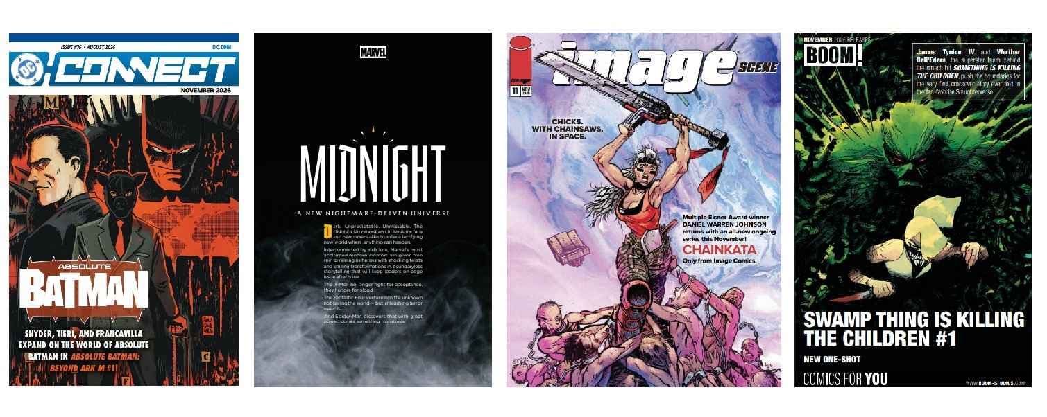 US-Vorschaukataloge – kommende Comics entdecken