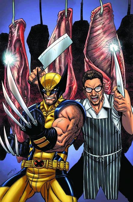 Cover Art for WOLVERINE IN FLESH