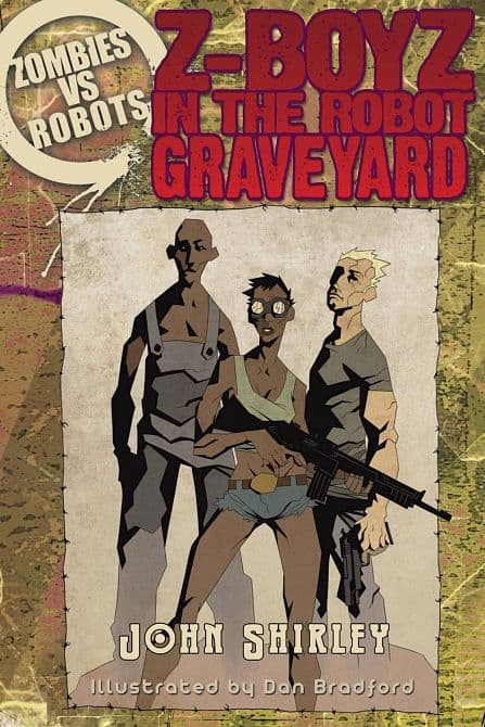 Cover Art for ZOMBIES VS ROBOTS Z-BOYZ I/T ROBOT GRAVEYARD PROSE TP