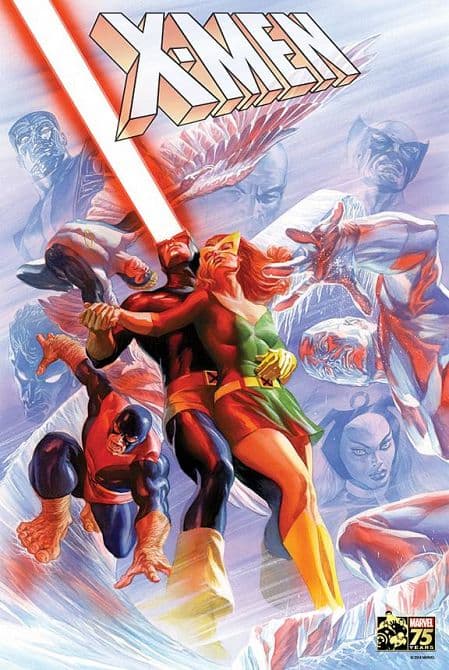 Cover Art for X-MEN MARVEL 75TH ANNIV BY ROSS POSTER