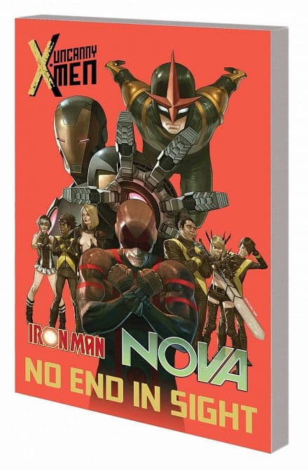 Cover Art for UNCANNY X-MEN IRON MAN NOVA TP NO END IN SIGHT