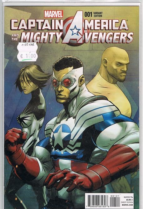 Cover Art for CAPTAIN AMERICA AND MIGHTY AVENGERS