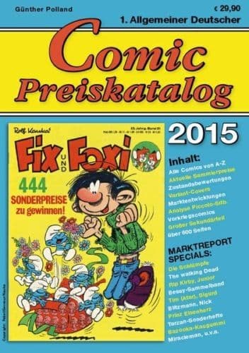COMIC PREISKATALOG 2015 ( SOFTCOVER )