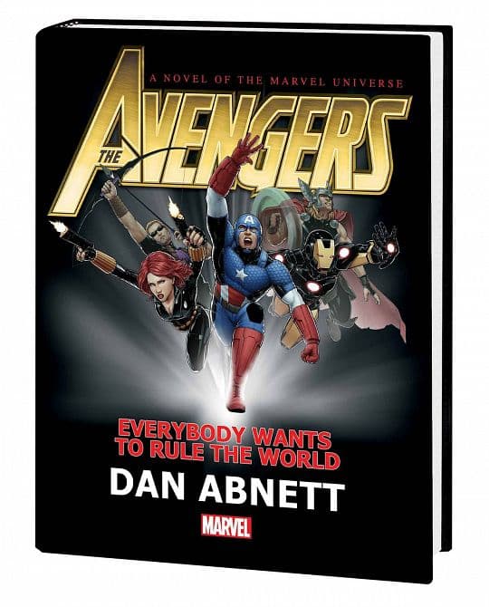 Cover Art for AVENGERS EVERYBODY WANTS RULE WORLD PROSE NOVEL HC