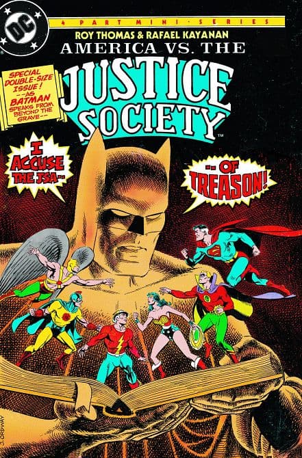 Cover Art for AMERICA VS THE JUSTICE SOCIETY OF AMERICA TP