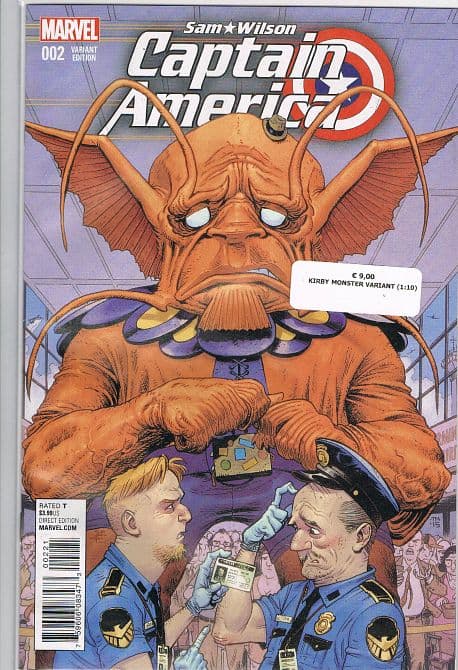 Cover Art for CAPTAIN AMERICA SAM WILSON