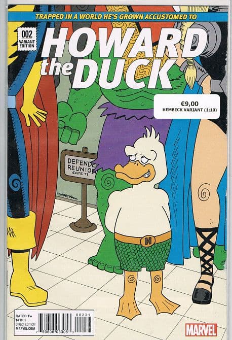 Cover Art for HOWARD THE DUCK ( 2015-2016 )