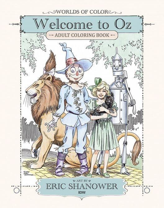 Cover Art for WORLDS OF COLOR WELCOME TO OZ ADULT COLORING BOOK TP