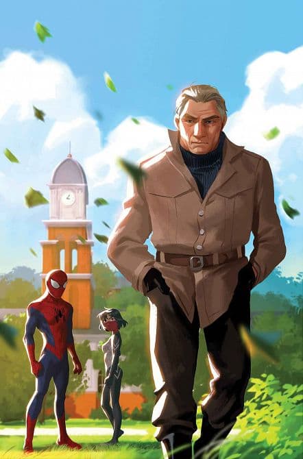 Cover Art for AMAZING SPIDER-MAN AND SILK SPIDERFLY EFFECT