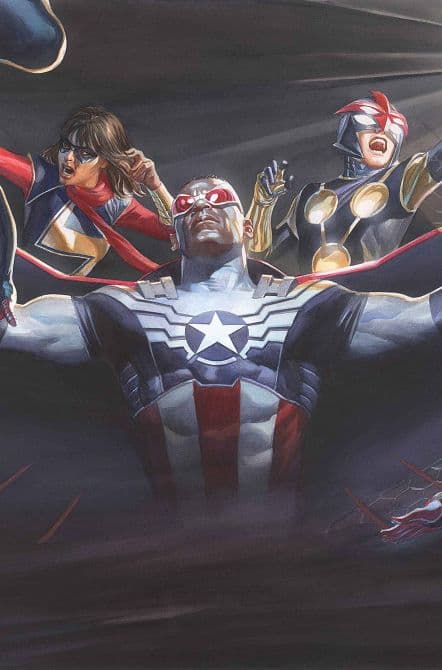 Cover Art for ALL NEW ALL DIFFERENT AVENGERS ANNUAL